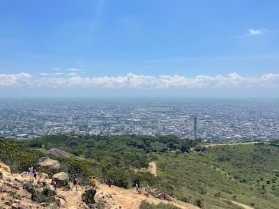 View on Cali from Tres Cruces Mountain