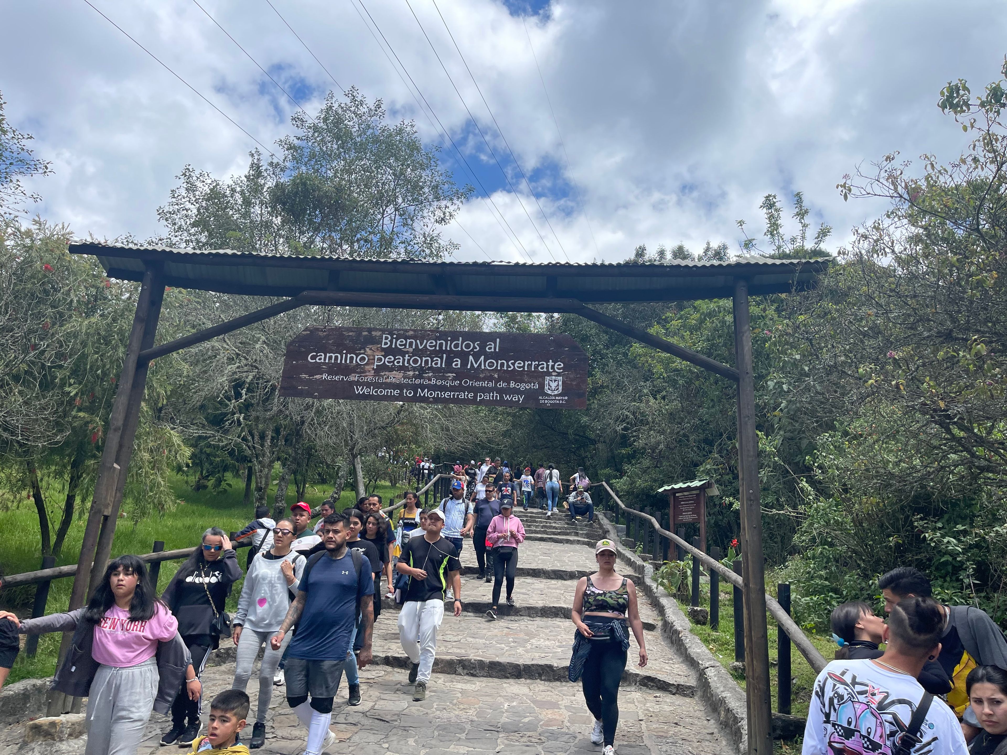 start point of Monserrate hike
